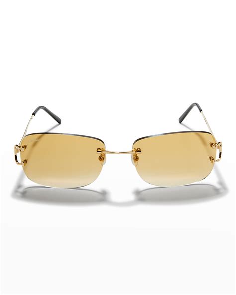 best cartier sunglasses for men|cartier rimless sunglasses men's.